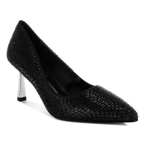 Rhinestones Sparkling Embellished Pumps