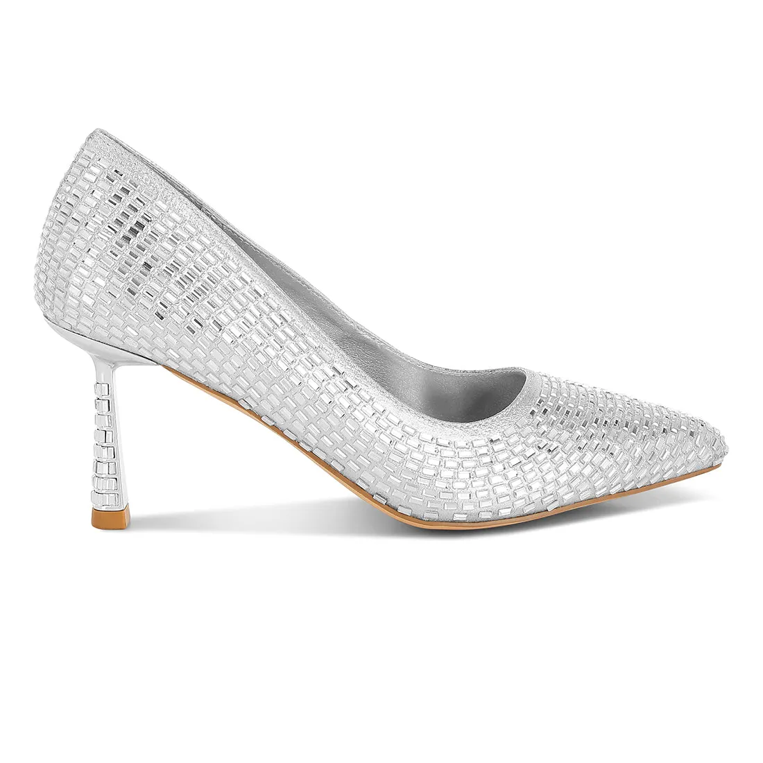 Rhinestones Sparkling Embellished Pumps