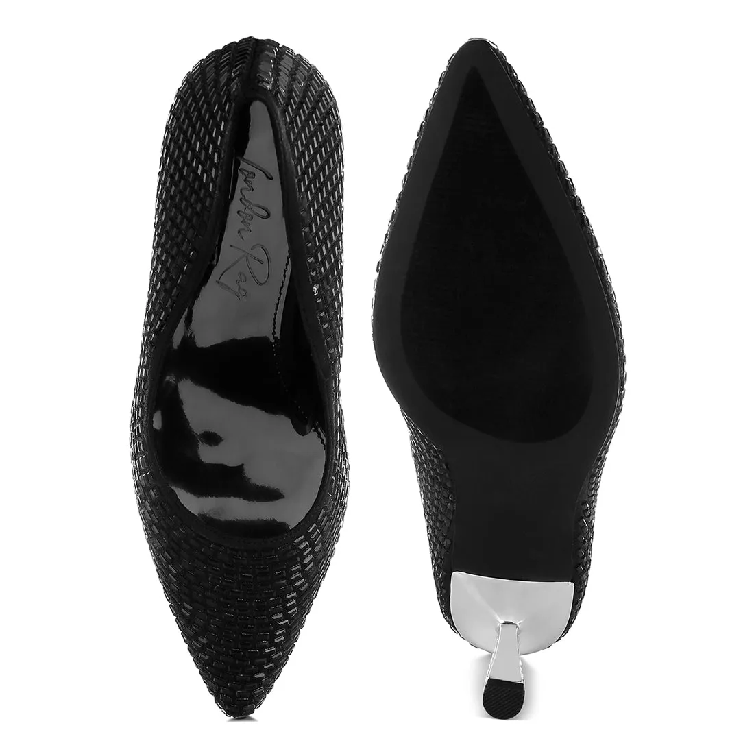 Rhinestones Sparkling Embellished Pumps