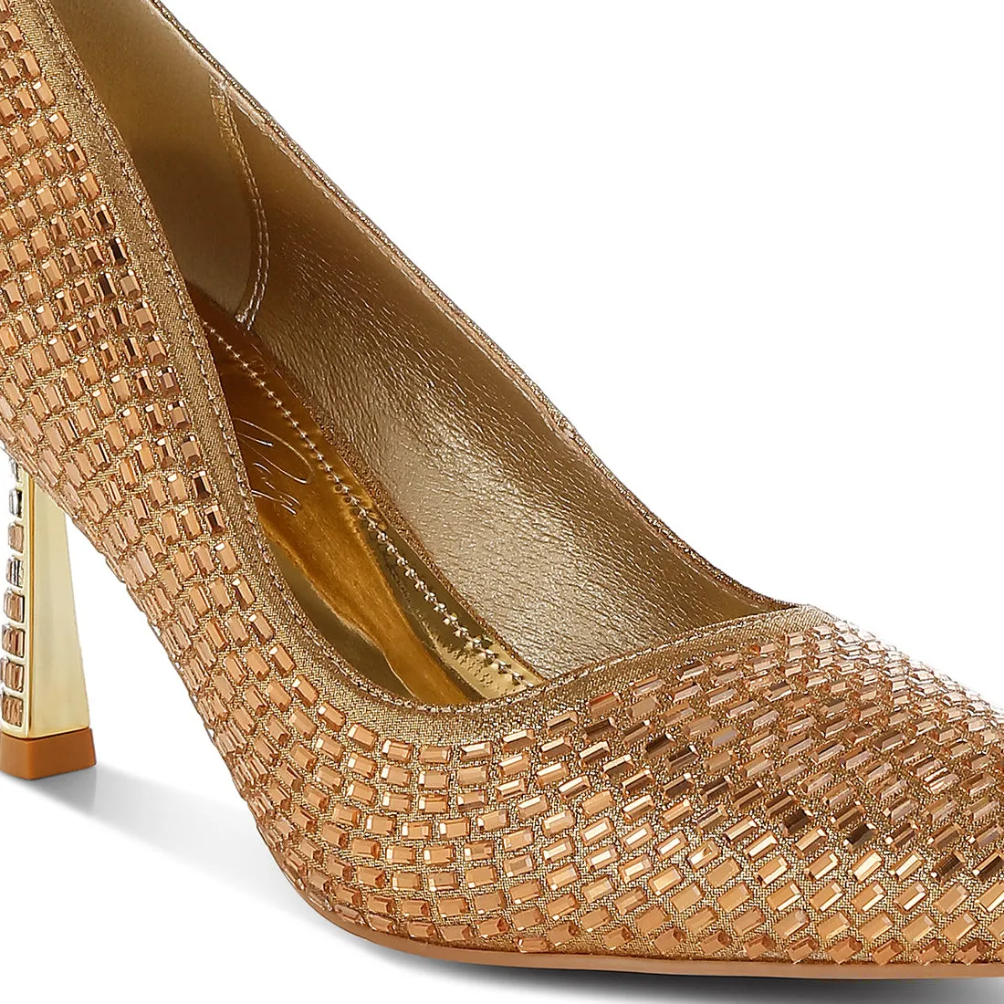 Rhinestones Sparkling Embellished Pumps