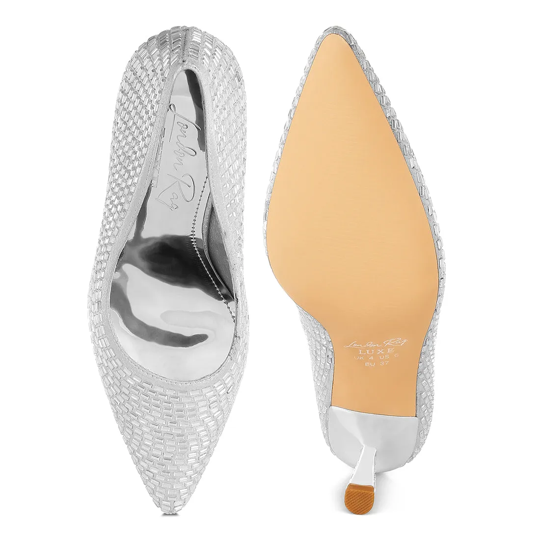 Rhinestones Sparkling Embellished Pumps