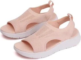 Sandals Women Comfortable Arch Support Fashion Orthotic Slides Ladies Lightweight Athletic Slip On Orthopedic Shoes