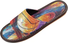 Summer Slipper Basketball Ball Graffiti Sport Indoor House Men Women Quick Drying Slippers