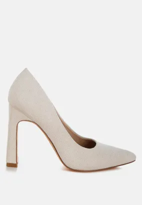 Uboa Slim Block Heel Pumps