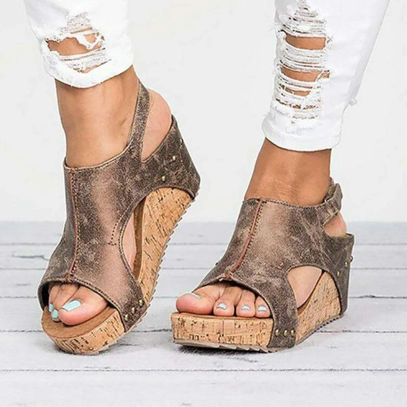 Women Platform Wedges Sandals