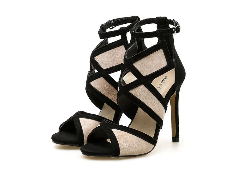 Women's High Heel Ankle Strap Sandals