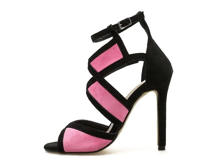 Women's High Heel Ankle Strap Sandals