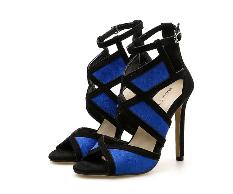 Women's High Heel Ankle Strap Sandals