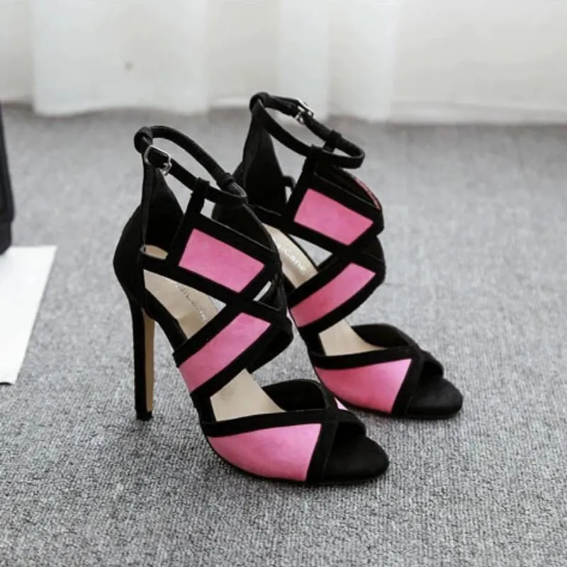 Women's High Heel Ankle Strap Sandals