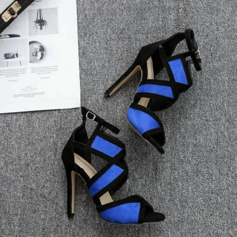 Women's High Heel Ankle Strap Sandals
