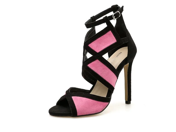 Women's High Heel Ankle Strap Sandals