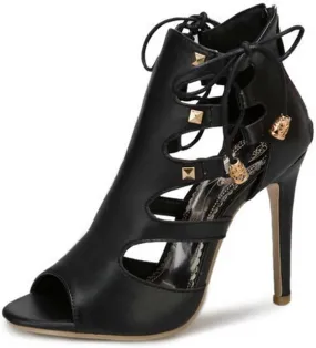 Women's High Top Sandals Peep Toe Lace Up Summer Boots Party Sexy Pump Shoes with Zip Women's High Top Sandals Peep Toe Lace Up Summer Boots Party Sexy Pump Shoes with Zip