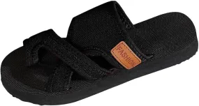 Womens Slide Sandals with Arch Support Adjustable Orthopedic Flip Flops Walking Summer Shoes Summer Casual Mesh Flats Slippers Breathable Comfortable