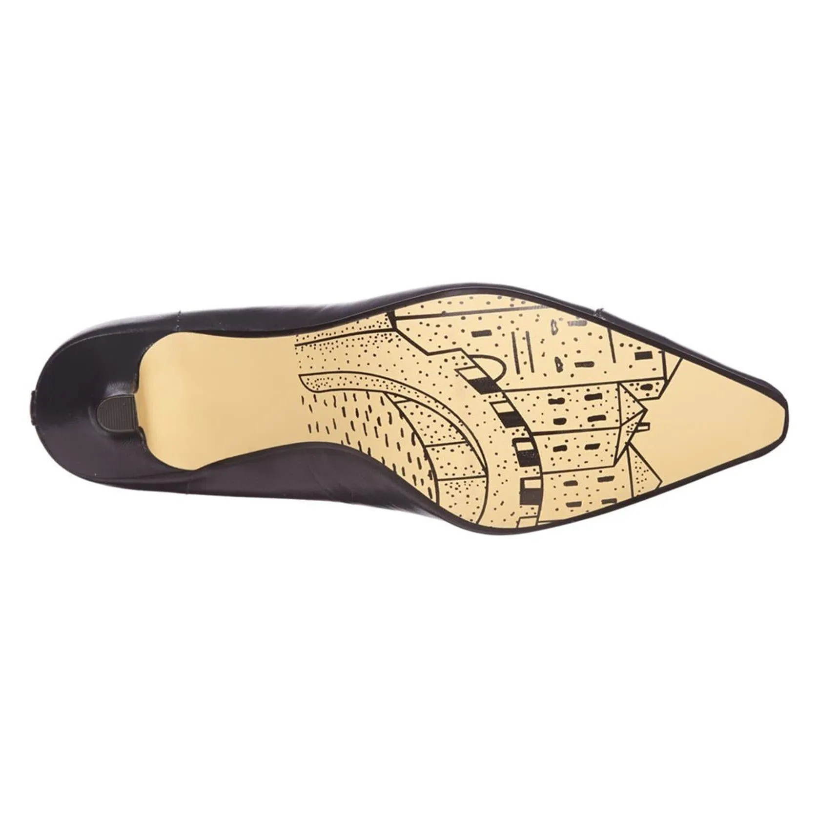 Wow Navy Kidskin Pump